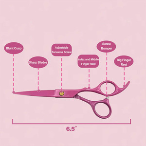 Ciseaux de coiffure en acier inoxydable pour salon de coiffure, nouvelle mode, vente en gros, très demandés - Product Image 4