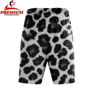 Shorts décontractés pour hommes en toile tricotée imprimée, respirants, pour l'été et le fitness – Vente en gros - Product Image 6