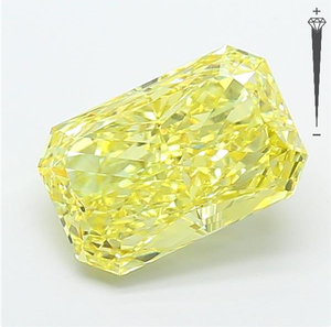 Diamante Cultivado en Laboratorio con Certificación IGI, Corte Radiante de 3.85 CT, Color Amarillo Intenso Fantasía, Claridad VS1, CVD LG 792671555, ROYAL GEMS PARA JOYERÍA - Product Image 4