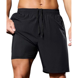 Custom <b>Men</b> 2 In 1 Gym <b>Shorts</b> <b>Compression</b> Liner Running Fitness <b>Shorts</b> Quick Dry Wholesale Supplier - Product Image 1