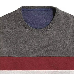 Sweat-shirts décontractés pour hommes de haute qualité, 100% coton, avec broderie appliquée, impression numérique et design patchwork - Product Image 5