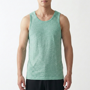 Débardeur classique unisexe en coton, chemise sans manches basique pour tous les jours, fournisseur de vêtements en gros - Product Image 5