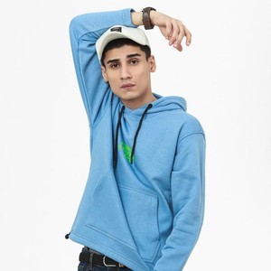 Sudadera con Capucha Unisex de Forro Polar, Corte Regular, Color Sólido, Informal, de Invierno, Antiarrugas, Ecológica, 100% Algodón, 370g, Tejido de Punto - Product Image 3