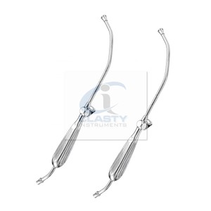 Cannule d'aspiration chirurgicale ORL réutilisable en acier inoxydable, instrument chirurgical manuel, classe I, certifié CE, OEM - Product Image 3