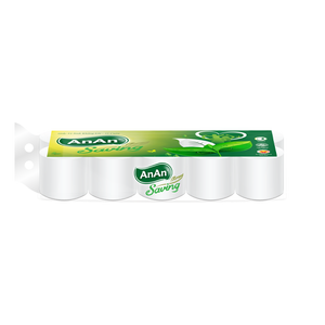 Papel Higiénico AnAn Saving de 2 Capas Sin Núcleo, 10 Rollos/Paquete x 6 Paquetes/Bolsa de Polietileno - Product Image 3