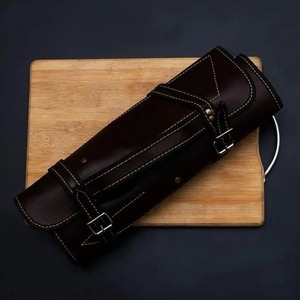 Ensemble de 8 couteaux de cuisine en acier damas faits à la main, couteaux de chef professionnels avec manche en bois rouge, ensemble de couverts de cuisine haut de gamme OEM ODM - Product Image 3