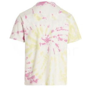 เสื้อยืดคอกลมแขนสั้นผู้ชายลายมัดย้อม ทรงลำลอง ผ้าถัก ลายพิมพ์ - Product Image 2