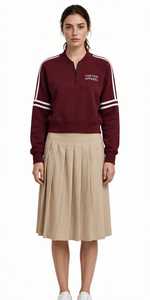 เสื้อสเวตเชิ้ตแขนยาวแบบสวมใส่สบาย ONE TEN Apparels คอซิป ¼  ทรงปกติ น้ำหนักเบา เหมาะสำหรับใส่ในฤดูหนาว - Product Image 1