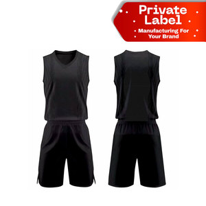 Uniforme de Voleibol Personalizado con Estampado por Transferencia, Uniforme de Equipo sin Mangas con Cuello en V, Uniforme de Voleibol Sublimado con Patrón Rojo y Negro - Product Image 1