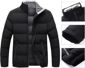 Chaqueta de Invierno Acolchada con Capucha para Hombre, Estilo Casual, Aislamiento Térmico, Forro de Lana y Secado Rápido - Product Image 2