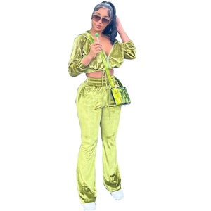 ชุดวอร์ม2ชิ้นกางเกงขาบานสำหรับผู้หญิงชุดวอร์ม2ชิ้นสำหรับฤดูหนาวชุด2025ใหม่ล่าสุด - Product Image 3