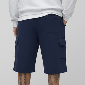 Pantalones Cortos Personalizados para Hombre, de Algodón, Casuales, Ligeros, para Verano, Estilo Urbano, Fabricante y Proveedor OEM - Product Image 2