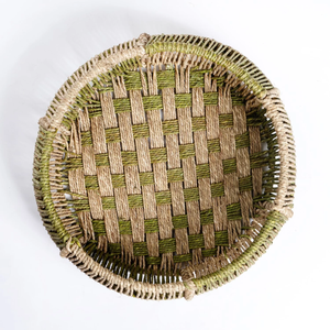 Panier Cadeau Décoratif Rond en Jonc de Mer Chic, Panier de Rangement Tressé pour l'Aïd et le Ramadan, Vente en Gros, Origine Vietnam - Product Image 2
