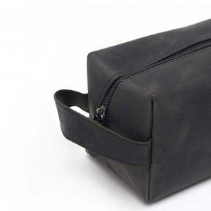 Men's Durable Large Polyester Fashion Cosmetic Travel <b>Bag</b> with Letter Pattern Zipper-Personalized Gift Idea - Product Image 3