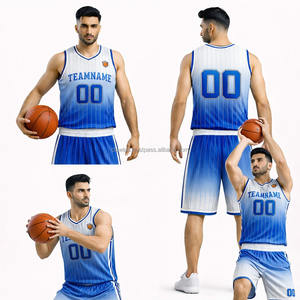 Uniforme de basket-ball pour hommes de haute qualité 100% polyester avec couleurs personnalisées, respirant et disponible en grandes tailles - Product Image 4