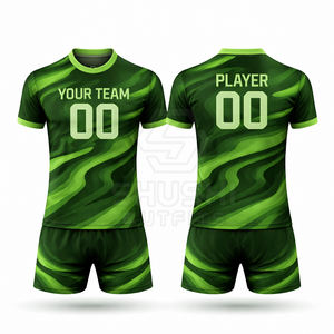 ชุดออกกำลังกายผู้ชายแบบสั่งทำพิเศษ พิมพ์ลายด้วยความร้อน ระบายอากาศได้ดี ผลิตจากโพลีเอสเตอร์ 100% พร้อมโลโก้ทีมตามสั่ง - Product Image 3