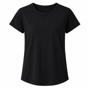 Camisetas de Verano Transpirables y Cómodas para Mujer, Ropa Casual Ecológica de Manga Corta, Ropa de Exterior al por Mayor - Product Image 1