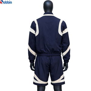 Conjunto Deportivo de Verano para Hombre, 2 Piezas, Transpirable, Chaqueta y Pantalones Cortos, Personalizable con Logotipo, Estilo Casual y Atlético - Product Image 2