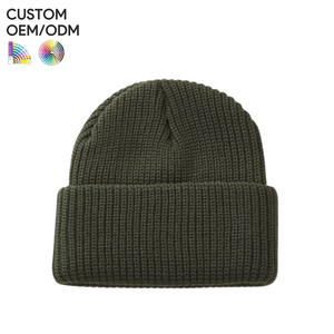 Mens casual <b>beanie</b> cap acrylic soft stretch knit style custom logo OEM ODM support for private label brands - Product Image 4