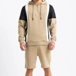 <b>Men's</b> Winter <b>Pullover</b> Hoodie & Shorts Set S-5xl Sportswear Jogger Tracksuit Casual Terry Streetwear 100% Cotton Quick Dry - Product Image 1