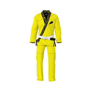 Uniforme de Jiu-Jitsu BJJ Gris de Algodón 100% de Alta Calidad 220g, Duradero, Diseño Personalizado, Detección de Agujas, Venta al por Mayor OEM Rapid Sports - Product Image 5