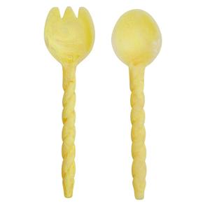 Juego de Cuchara y Tenedor para Ensalada de Madera Roja, Estilo Artesanal, Utensilios de Cocina para Restaurante y Hogar - Product Image 6