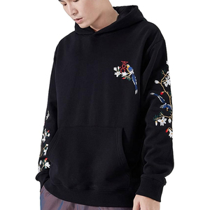 Sweats à capuche légers pour hommes, brodés, en coton mélangé, de qualité supérieure, vente en gros - Product Image 2