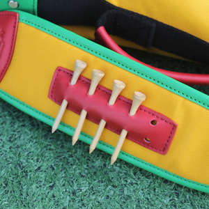 Sacs de golf en cuir PU grande capacité pour la vente en ligne – Dernier style, sacs de golf de luxe à bandoulière, couleur jaune, sacs pour clubs de golf - Product Image 6