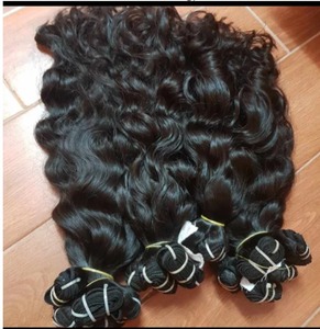 Premium Machine Weft <b>Curly</b> Human Hair <b>Extensions</b> - Product Image 4