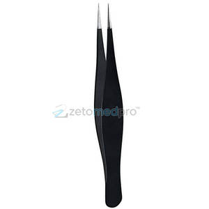 Pince à épiler de précision pour la beauté, les ongles, l'artisanat, le bricolage, en acier inoxydable, avec poignée antidérapante, pince à épiler de haute qualité - Product Image 5