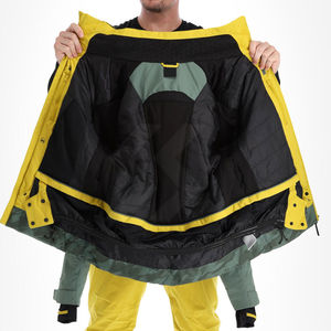 Chaqueta de Esquí para Hombre, Nueva Colección 2026, Venta al Por Mayor, Color Sólido, Cuello Alto Informal, Logotipo Frontal, Resistente, Personalización OEM - Product Image 4