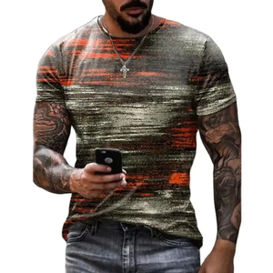 T-shirt pour homme en sublimation, respirant, durable, séchage rapide, service OEM, prix de gros, meilleure fabrication, t-shirt très demandé - Product Image 4