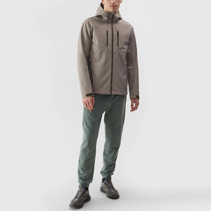 100% High Quality Customizable Sporty Softshell <b>Jacket</b> for Men Waterproof <b>Fleece</b> Lightweight Thermal Outdoor with Front Logo - Product Image 2