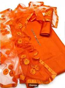 Traje de boda tradicional indio pakistaní azul real para mujer, de seda, hasta la rodilla, corte regular - Product Image 1