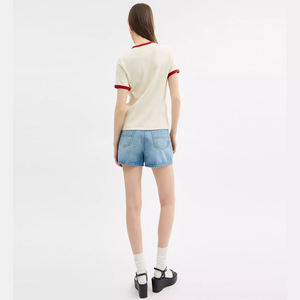 Womens everyday essential T shirt relaxed fit soft cotton casual wear fashion top for <b>comfortable</b> stylish daily outfits - Product Image 3