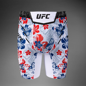 กางเกง MMA ลายดอกไม้สำหรับผู้ชาย UFC แบบสั่งทำพิเศษ ระบายเหงื่อได้ดี ผลิตจากผ้าสแปนเด็กซ์และโพลีเอสเตอร์ ทรงปกติ เป็นมิตรกับสิ่งแวดล้อม ทนทาน เหมาะสำหรับศิลปะการต่อสู้แบบผสมผสาน - Product Image 1