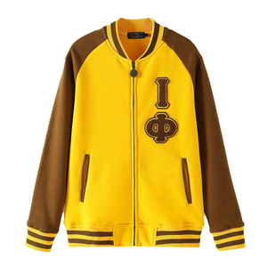 Custom logo Women Sweaters Sorority Yellow and <b>Brown</b> Women's V-neck Ladies Knitted Girl Long Sleeve Sweater Knit Cardigan - Product Image 6