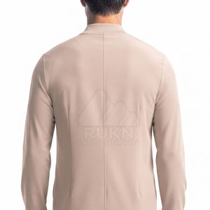 Blouse de travail médicale pour clinique, vêtement d'infirmière, uniforme à fermeture éclair, personnel hospitalier, tricoté, haute qualité, simple et moderne - Product Image 6
