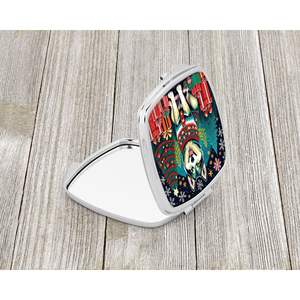 Miroir de maquillage décoratif de Noël de Malamute d'Alaska compact Portable pliant Design de poche cadeau pour femmes filles miroir de maquillage - Product Image 2