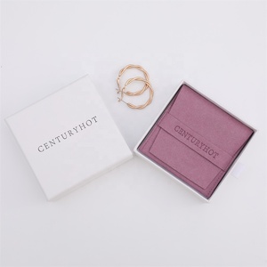PUPPYSEW Light Purple 8*8cm Microfiber Jewelry Pouch With Logo Jewelry Packaging <strong>Envelope</strong> Pouch Packaging Bag - Product Image 3