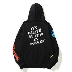 เสื้อฮู้ดดี้ผู้ชายทรงปกติ ผ้าหนา 370 กรัม พิมพ์ลายด้านหน้าด้วยเทคนิค Heat-transfer โลโก้ 3 มิติแบบนูน ผ้าคอตตอนผสม - Product Image 3