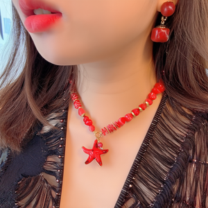 XL2601-03H สร้อยคอประดับลูกปัดแฟชั่น เครื่องประดับที่หรูหราและมีสไตล์ - Product Image 2