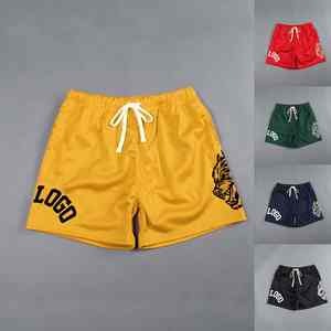 Nuevos Pantalones Cortos Deportivos Personalizados para Hombre, de Tela Modal de Poliéster Suave, con Elasticidad, Comodidad y Diseño Antiencogimiento - Product Image 6