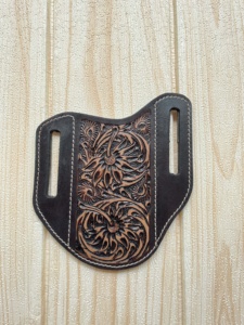 Offre Spéciale couverture de couteau en cuir usiné à la main de Style occidental extérieur pour couteau pliant couverture de couteau élégante - Product Image 1