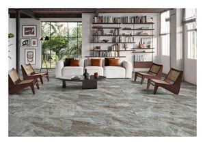 Carrelage en porcelaine finition marbre blanc avec veinage gris naturel, surface non réfléchissante, hôtels de luxe, villas, Statuario italien - Product Image 6