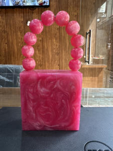 Nouvelle pochette à main en résine élégante pochette en résine sac à main à la mode sac en résine filles cadeau de mode de l'Inde - Product Image 2