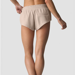 New Drawstring <b>Elastic</b> <b>Waist</b> Design <b>Women</b> V Shape <b>Shorts</b> Breathable Plus Size Gym Sportswear Running Outdoor Fitness <b>Shorts</b> - Product Image 2