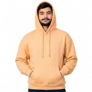 Factory Direct custom men hoodies custom boxy fit <b>hoodie</b> embroidered logo independent clothing brand hoodies - Product Image 4