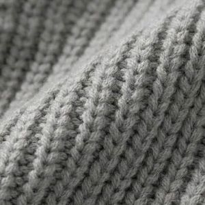 Cárdigan de punto gris para mujer, suéter con botones frontales, manga larga, cómodo, informal, a la moda, tejido texturizado, fabricante mayorista personalizado - Product Image 5