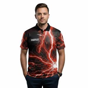 Camiseta de Polo Personalizada para Dardos, Camisetas de Dardos Sublimadas - Product Image 5